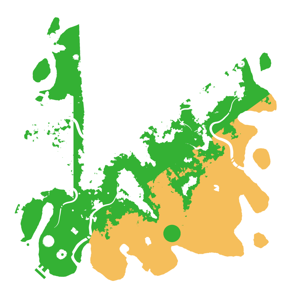 Biome Rust Map: Procedural Map, Size: 4500, Seed: 2026613777