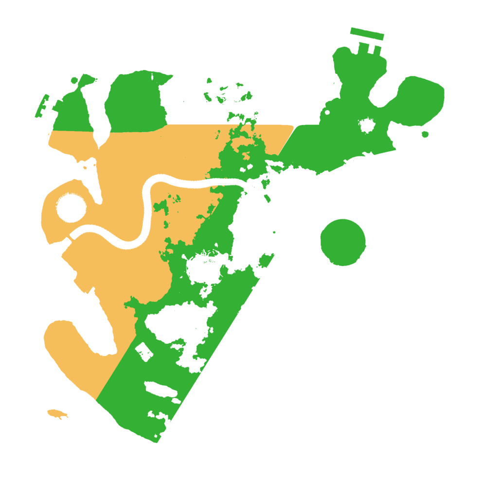 Biome Rust Map: Procedural Map, Size: 3000, Seed: 1067529606
