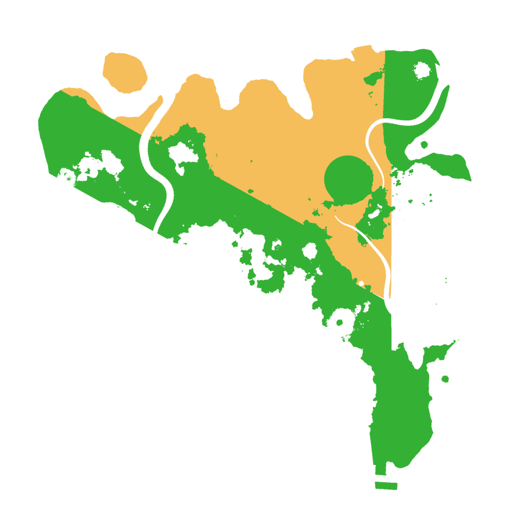 Biome Rust Map: Procedural Map, Size: 2900, Seed: 35000