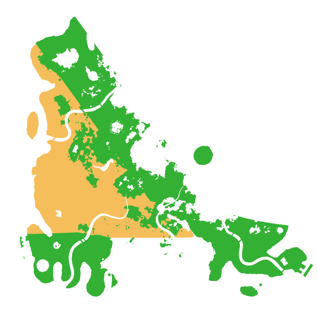 Biome Rust Map: Procedural Map, Size: 4500, Seed: 1911798360