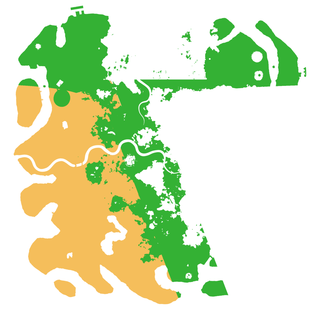 Biome Rust Map: Procedural Map, Size: 5111, Seed: 1820319798