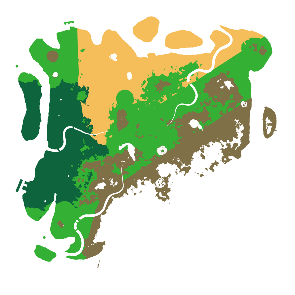 Biome Rust Map: Procedural Map, Size: 4500, Seed: 463074445
