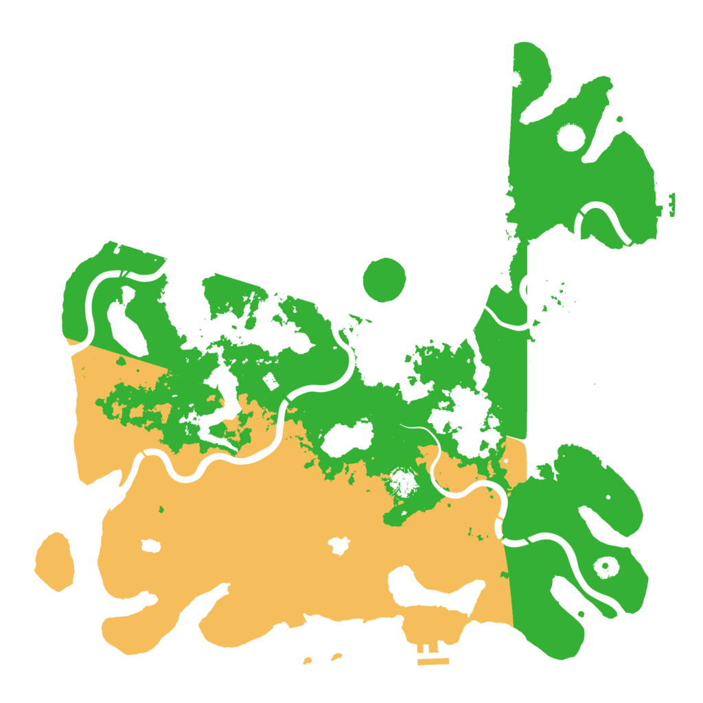 Biome Rust Map: Procedural Map, Size: 4500, Seed: 270892478