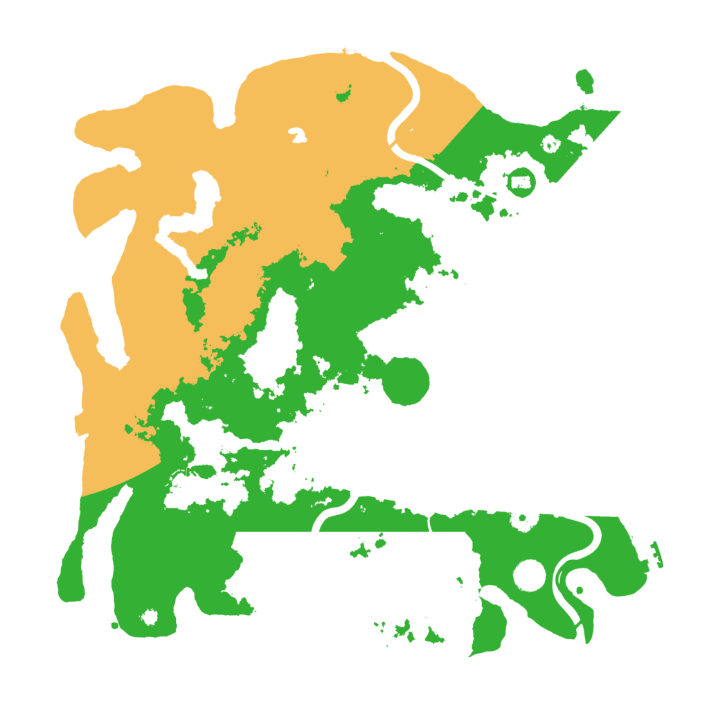 Biome Rust Map: Procedural Map, Size: 4000, Seed: 229468849