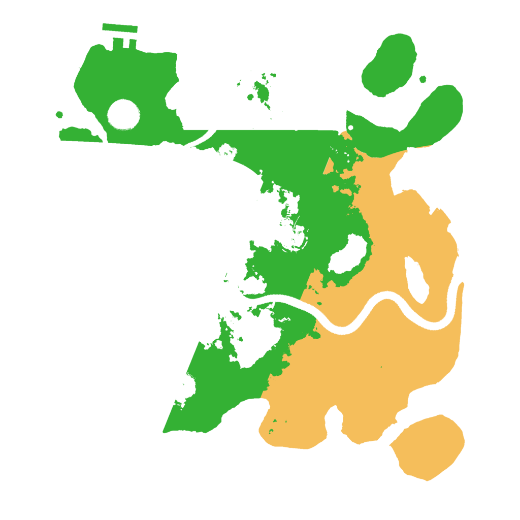 Biome Rust Map: Procedural Map, Size: 3000, Seed: 2127464950