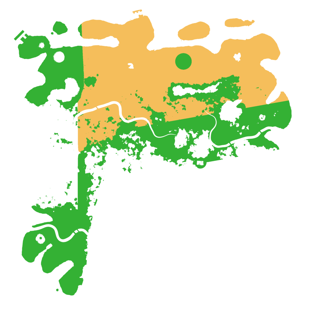 Biome Rust Map: Procedural Map, Size: 5000, Seed: 412353987