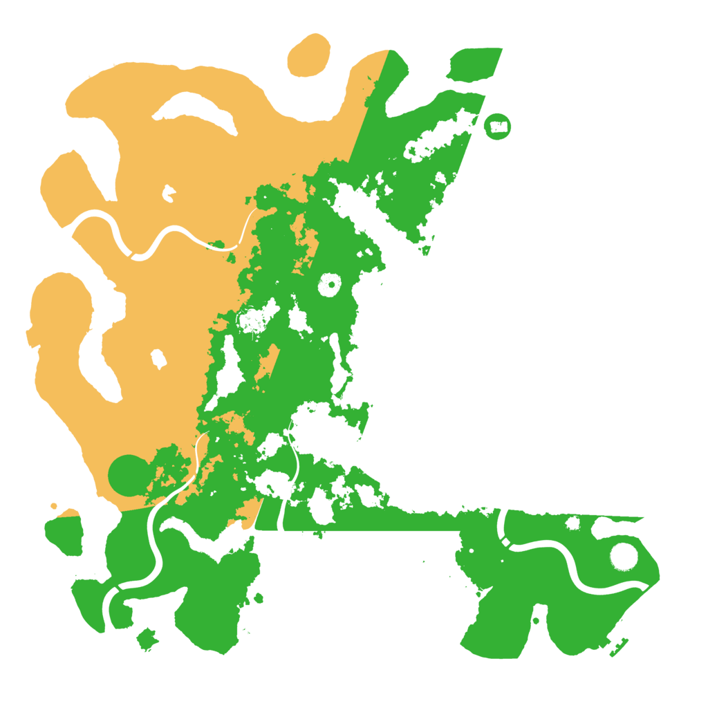Biome Rust Map: Procedural Map, Size: 4500, Seed: 2036344870