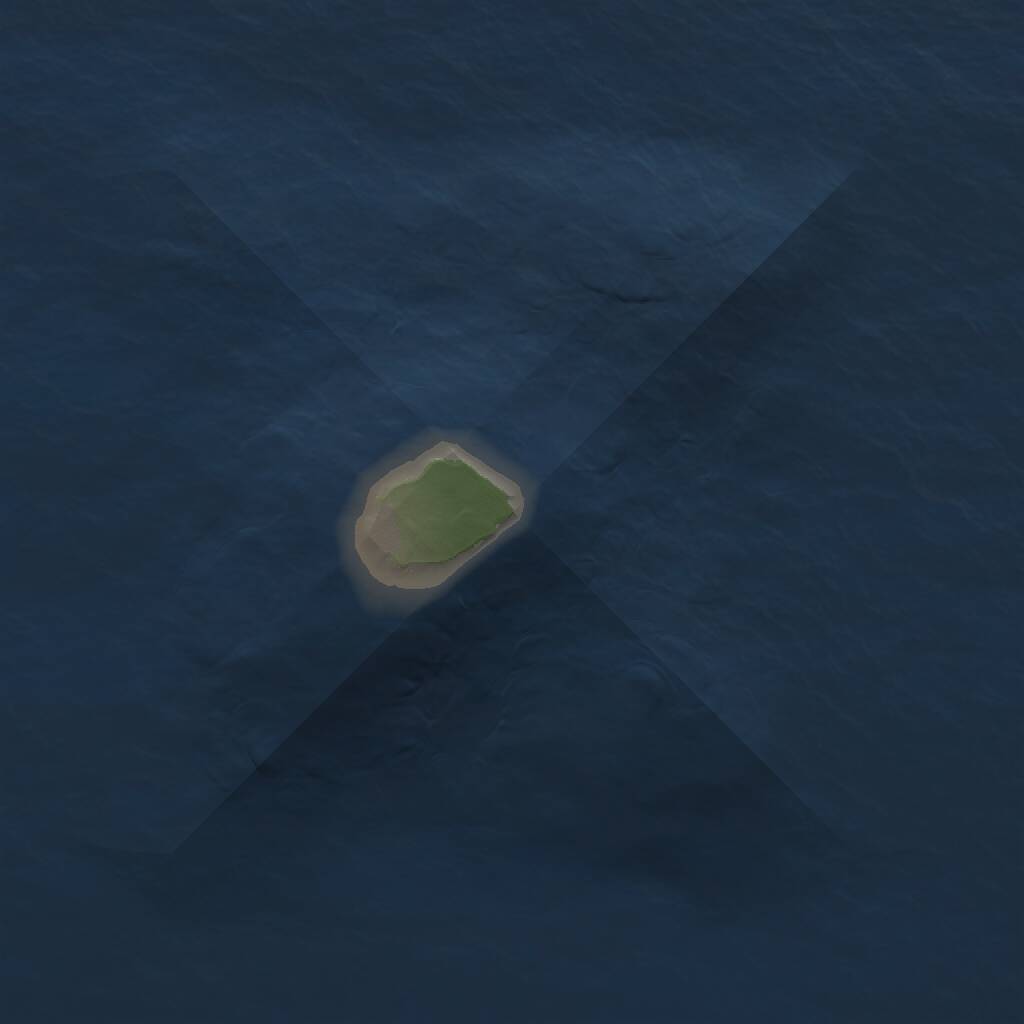 Rust Map: Procedural Map, Size: 1000, Seed: 1276051915, 1 Monuments