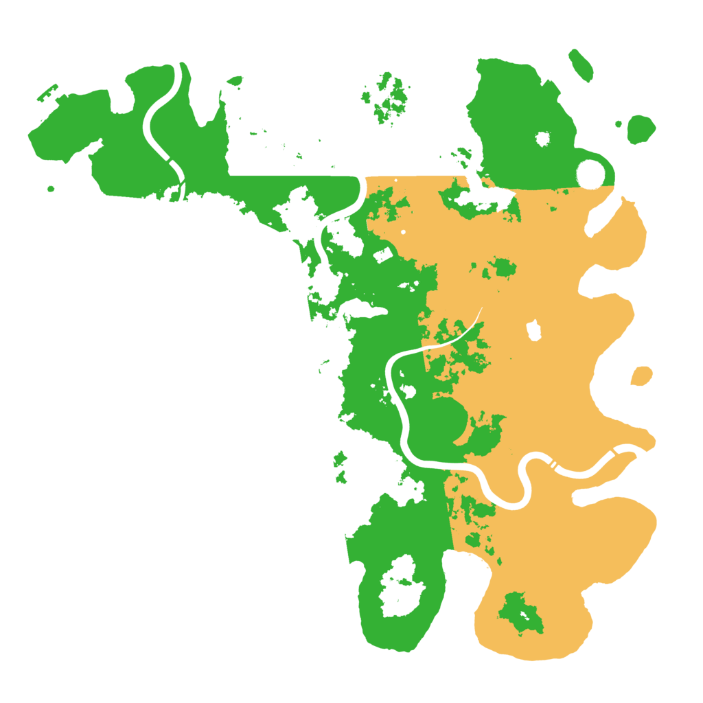 Biome Rust Map: Procedural Map, Size: 4300, Seed: 7036958