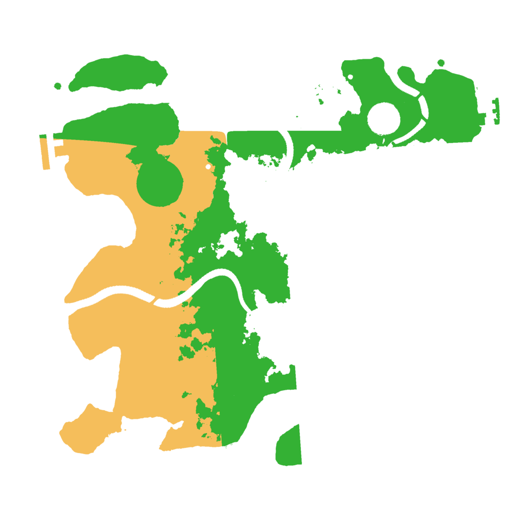 Biome Rust Map: Procedural Map, Size: 3000, Seed: 33080885