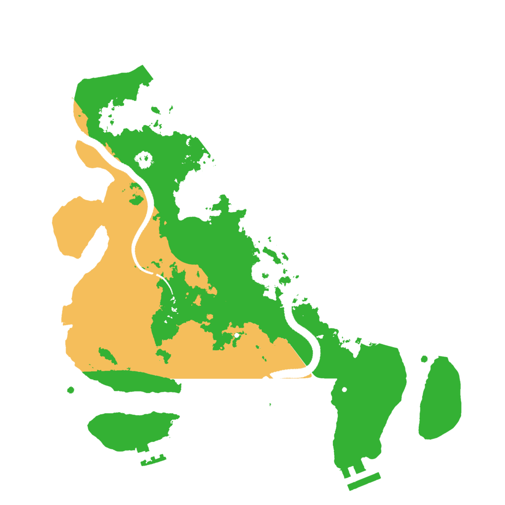 Biome Rust Map: Procedural Map, Size: 3000, Seed: 42222