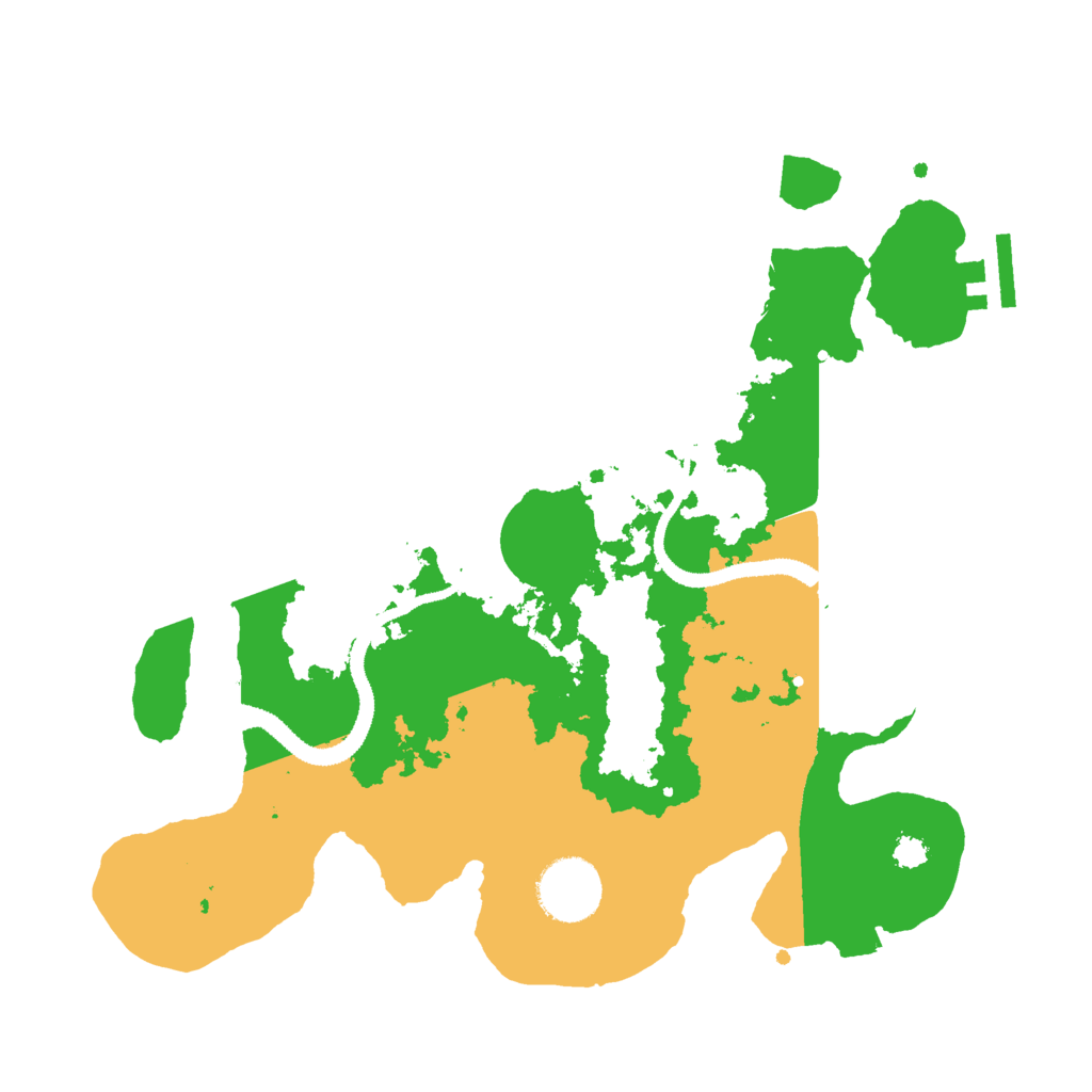 Biome Rust Map: Procedural Map, Size: 3000, Seed: 2014205670