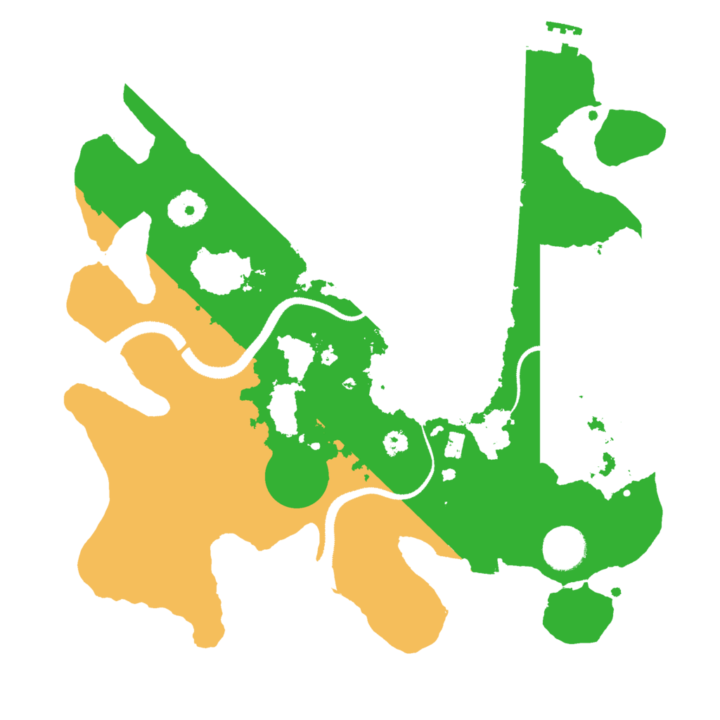 Biome Rust Map: Procedural Map, Size: 3000, Seed: 120705219