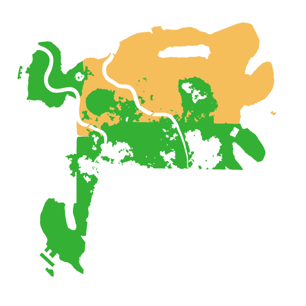 Biome Rust Map: Procedural Map, Size: 3500, Seed: 1440048203