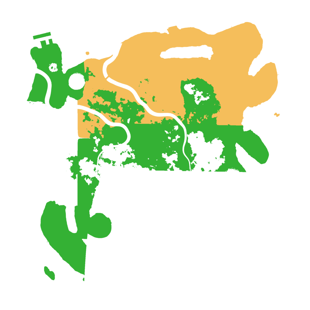 Biome Rust Map: Procedural Map, Size: 3500, Seed: 1440048203
