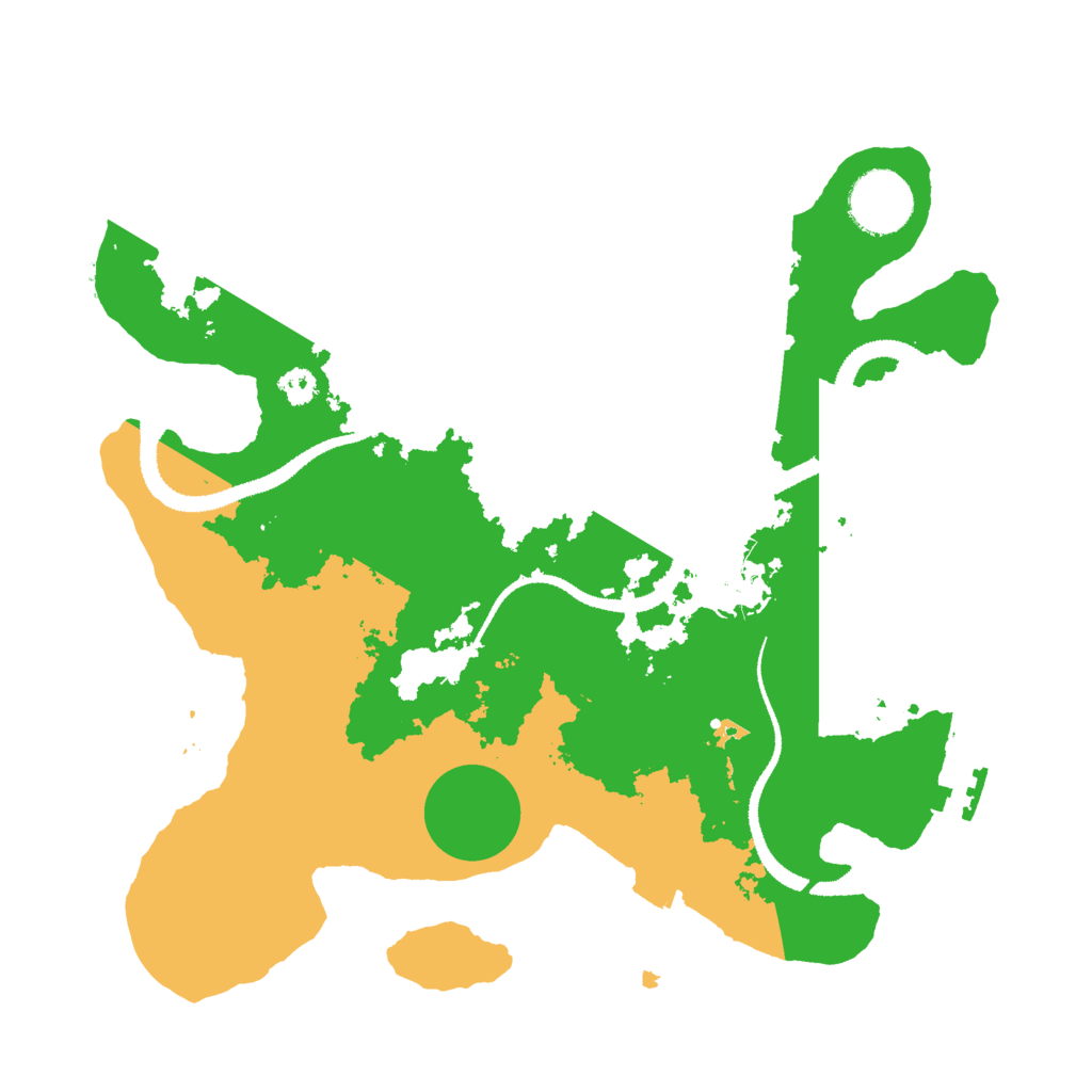 Biome Rust Map: Procedural Map, Size: 3000, Seed: 648248
