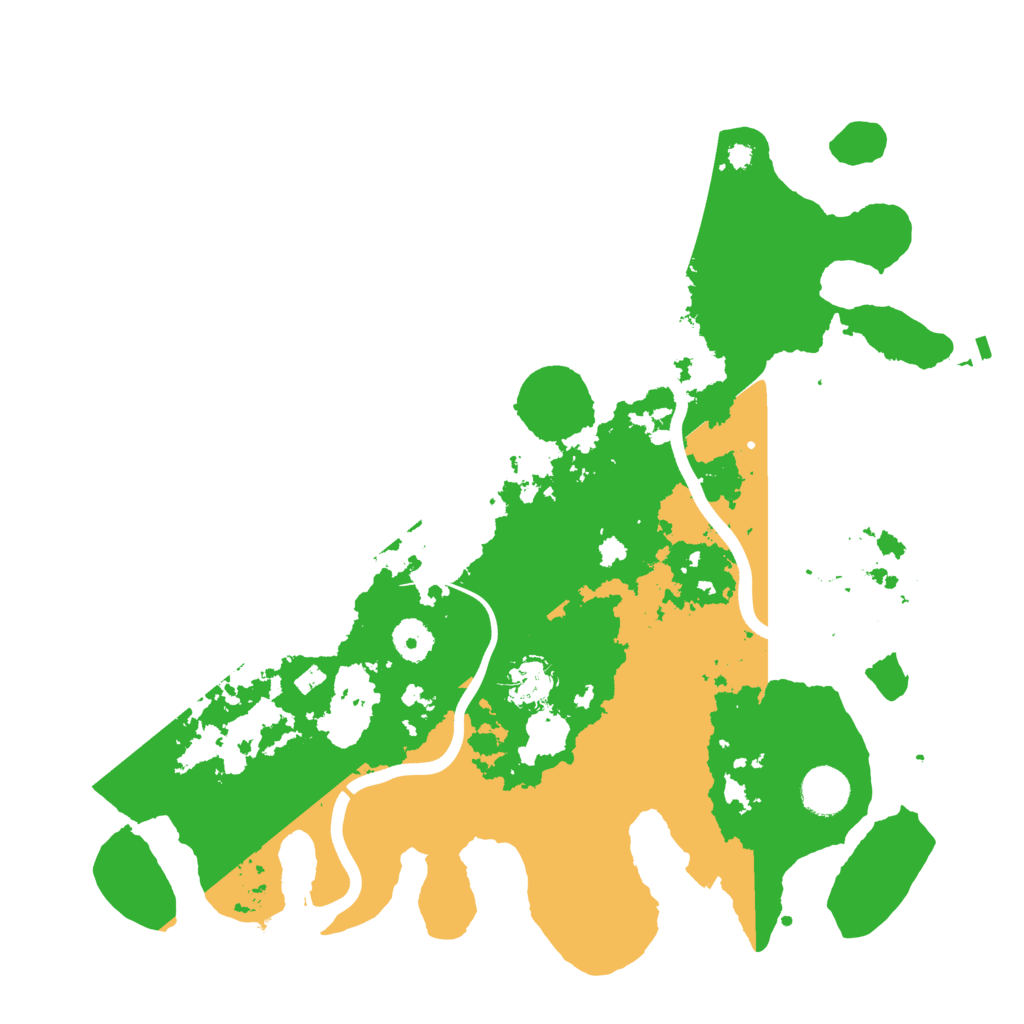 Biome Rust Map: Procedural Map, Size: 3750, Seed: 613210531