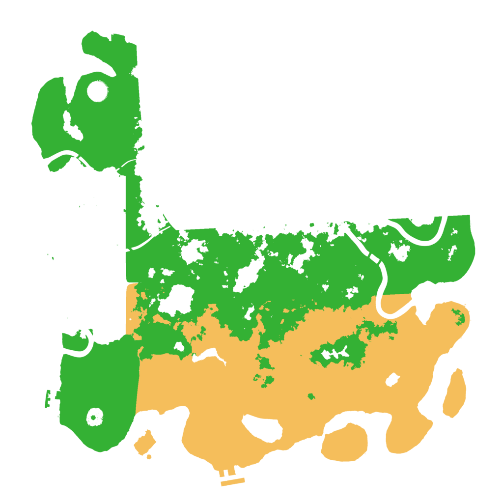 Biome Rust Map: Procedural Map, Size: 4250, Seed: 76795673