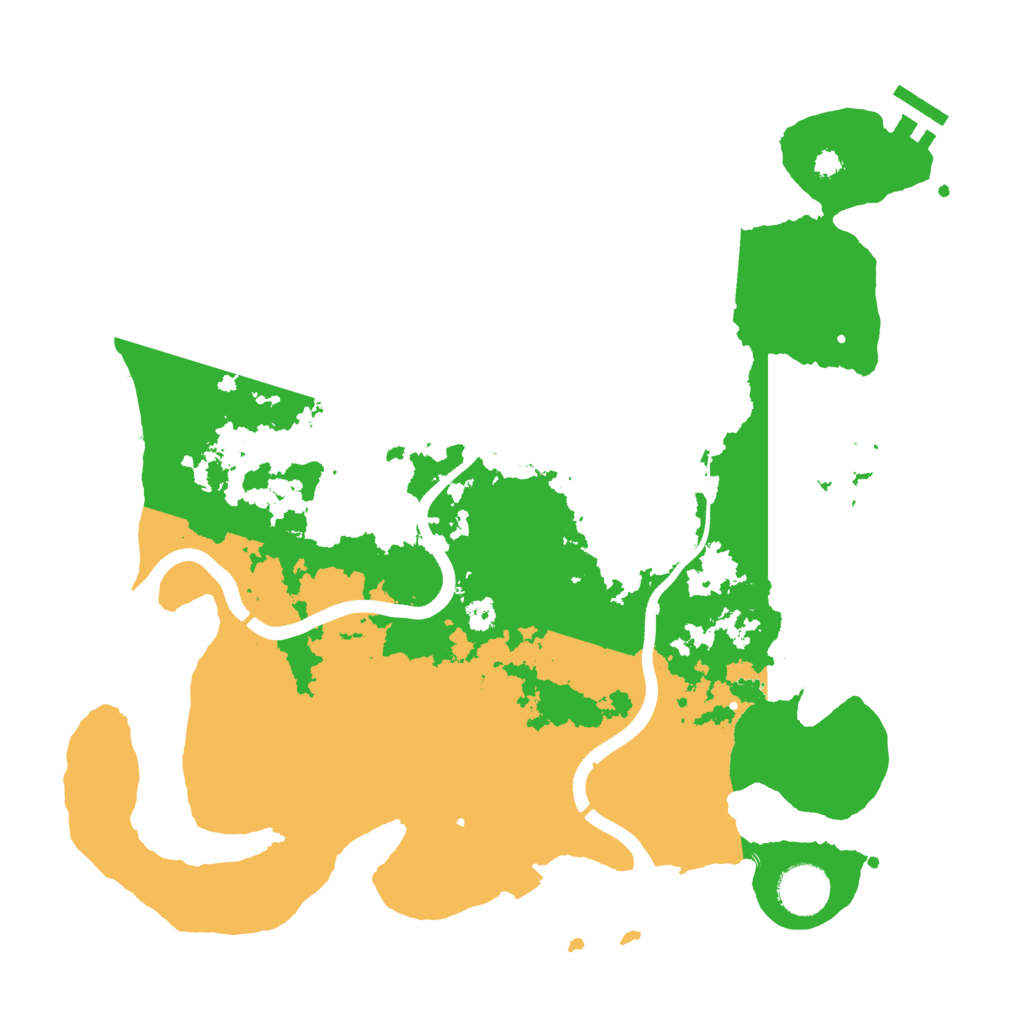 Biome Rust Map: Procedural Map, Size: 3500, Seed: 270892478