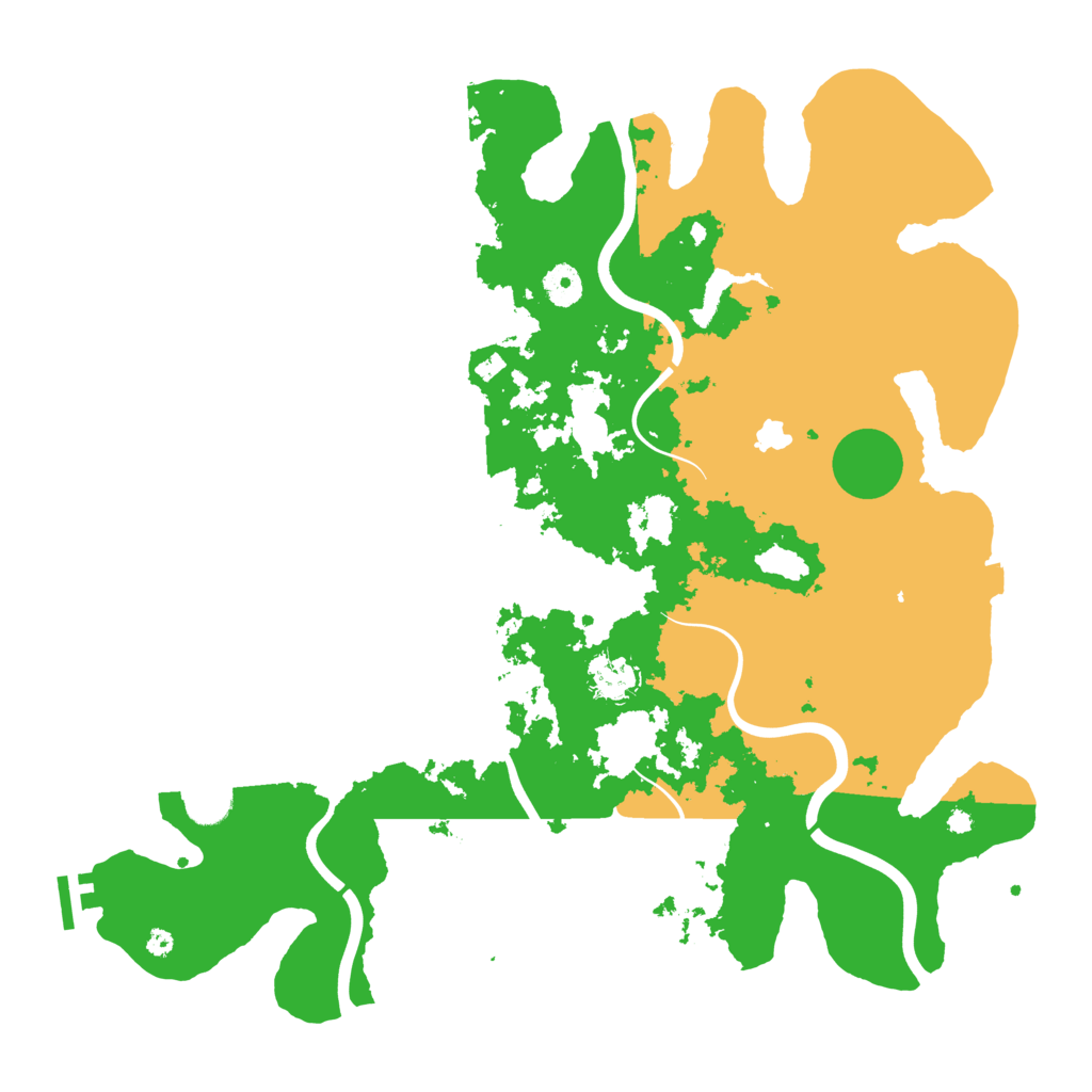 Biome Rust Map: Procedural Map, Size: 4096, Seed: 769557413