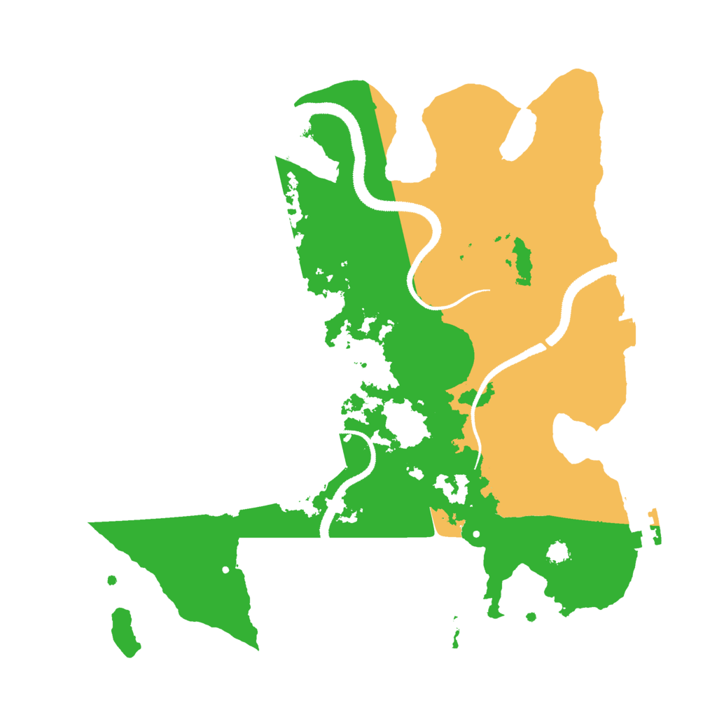 Biome Rust Map: Procedural Map, Size: 3000, Seed: 491444094