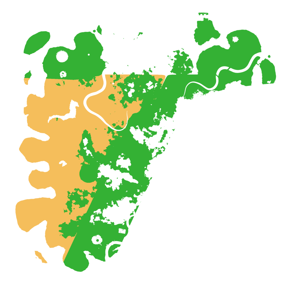 Biome Rust Map: Procedural Map, Size: 4500, Seed: 1277158721