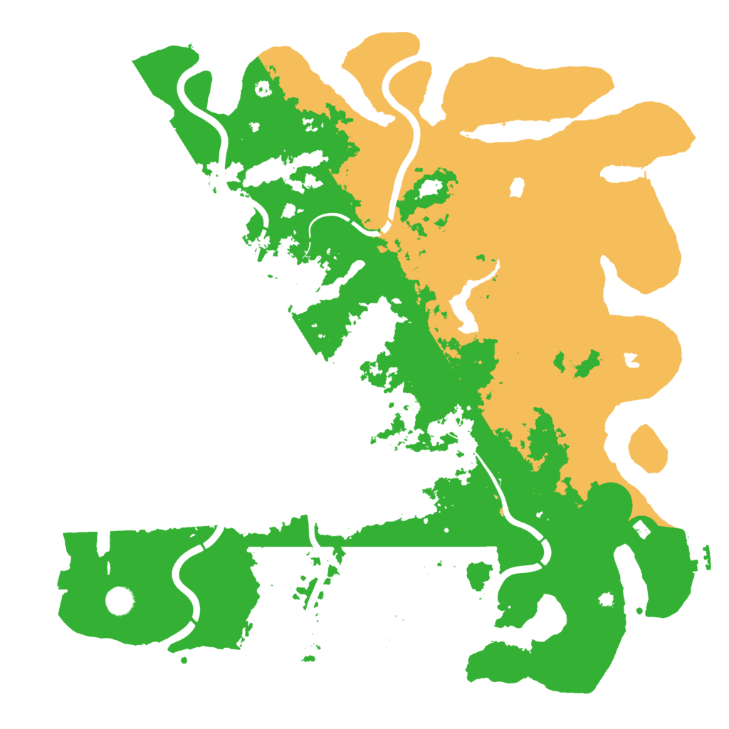 Biome Rust Map: Procedural Map, Size: 4500, Seed: 447859093