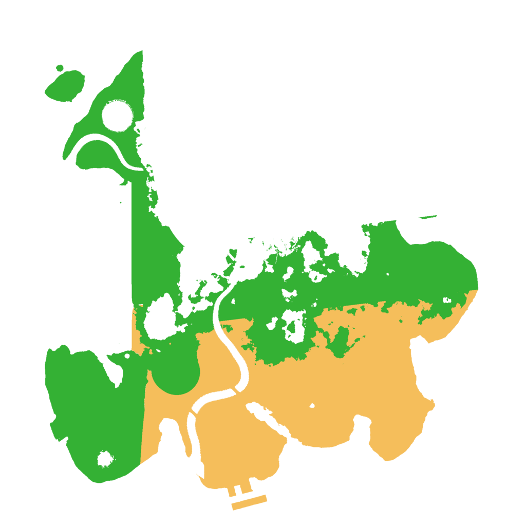 Biome Rust Map: Procedural Map, Size: 3000, Seed: 268079308
