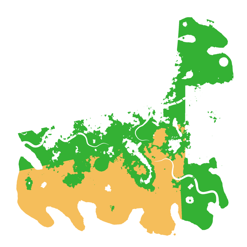 Biome Rust Map: Procedural Map, Size: 4800, Seed: 5415123