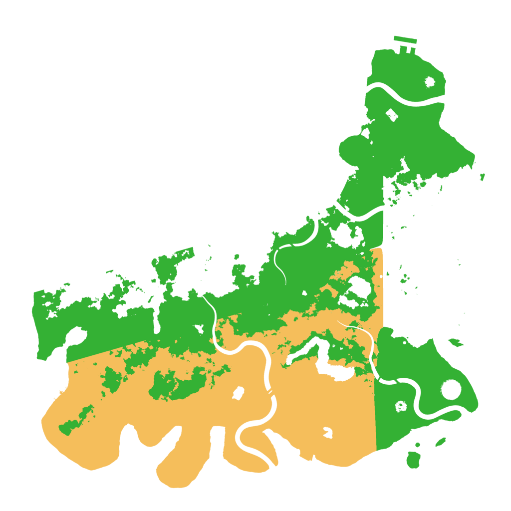 Biome Rust Map: Procedural Map, Size: 4500, Seed: 398761372