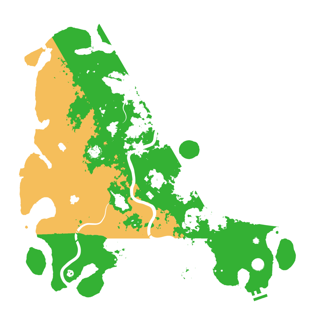 Biome Rust Map: Procedural Map, Size: 4500, Seed: 99976