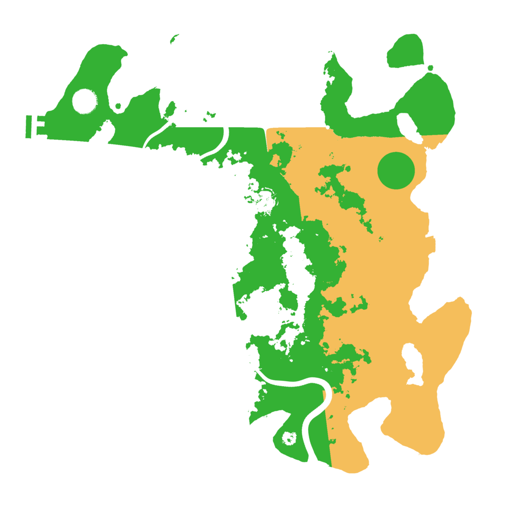 Biome Rust Map: Procedural Map, Size: 3600, Seed: 612