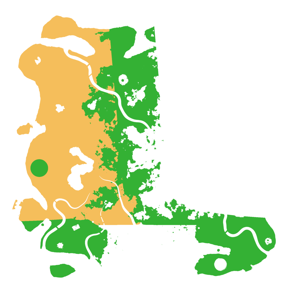 Biome Rust Map: Procedural Map, Size: 4500, Seed: 3837167