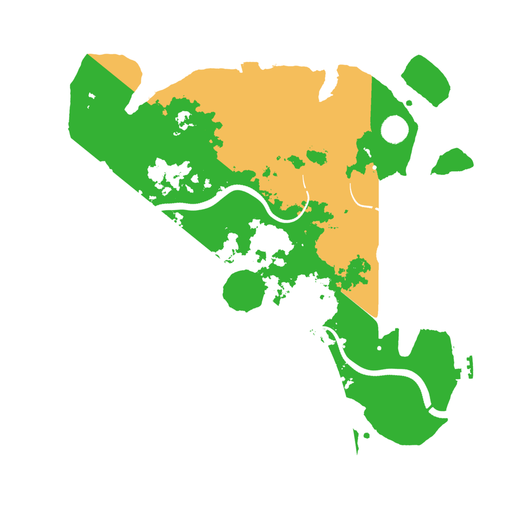 Biome Rust Map: Procedural Map, Size: 3360, Seed: 518466124