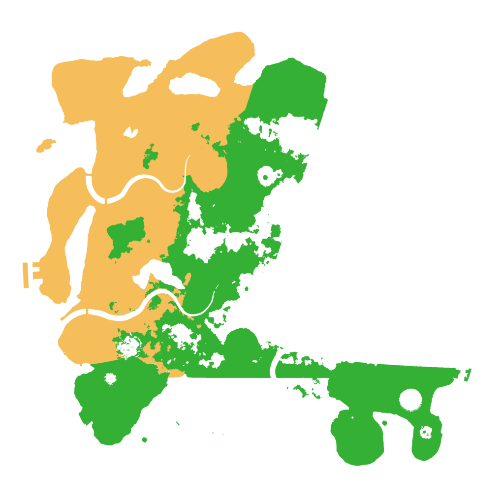 Biome Rust Map: Procedural Map, Size: 4000, Seed: 72546