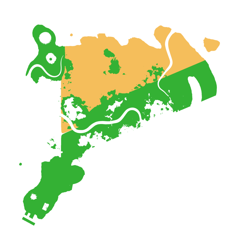 Biome Rust Map: Procedural Map, Size: 3600, Seed: 485403