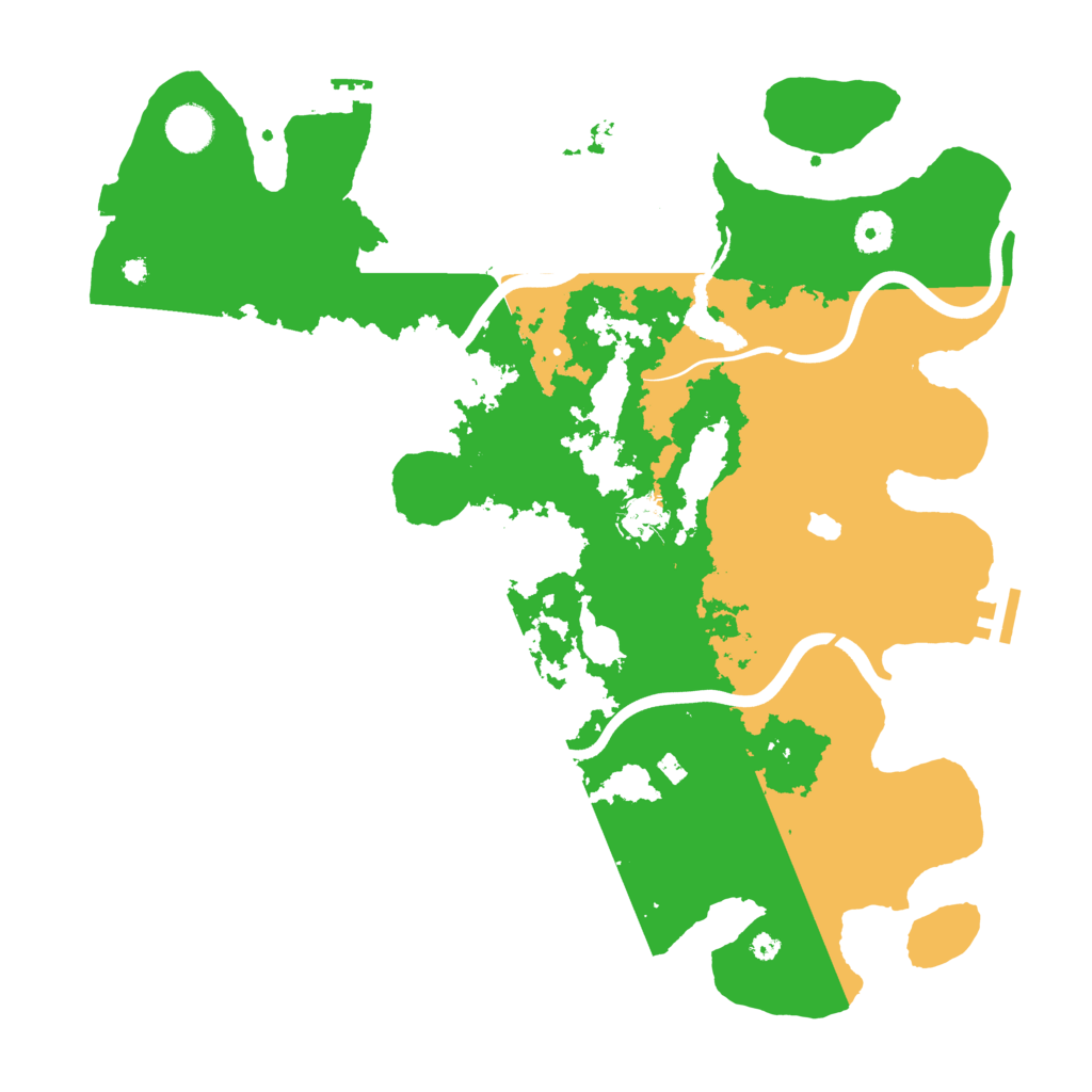 Biome Rust Map: Procedural Map, Size: 4000, Seed: 24642