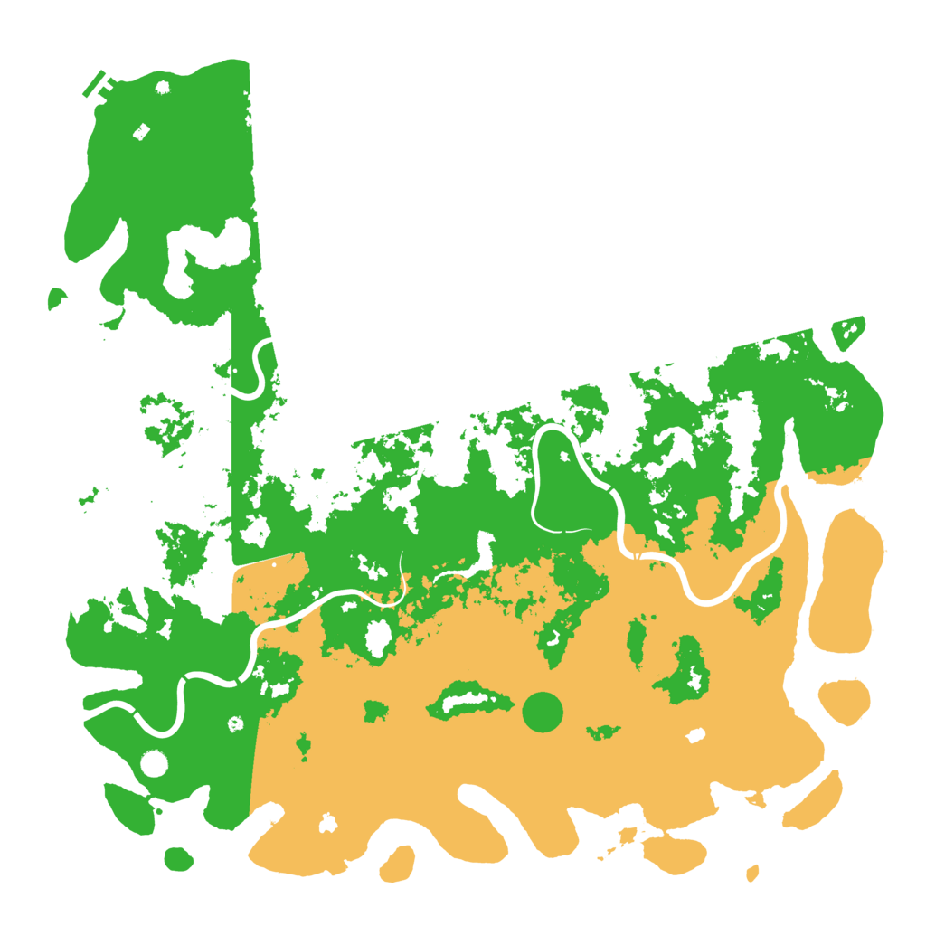 Biome Rust Map: Procedural Map, Size: 6000, Seed: 677118362