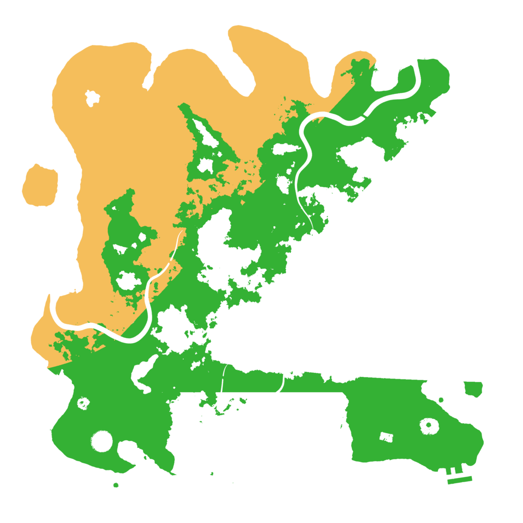Biome Rust Map: Procedural Map, Size: 4300, Seed: 1996935412