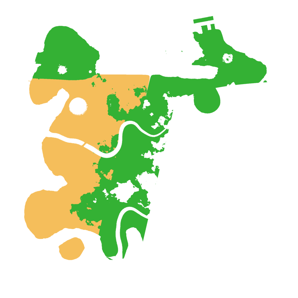 Biome Rust Map: Procedural Map, Size: 3000, Seed: 110882386