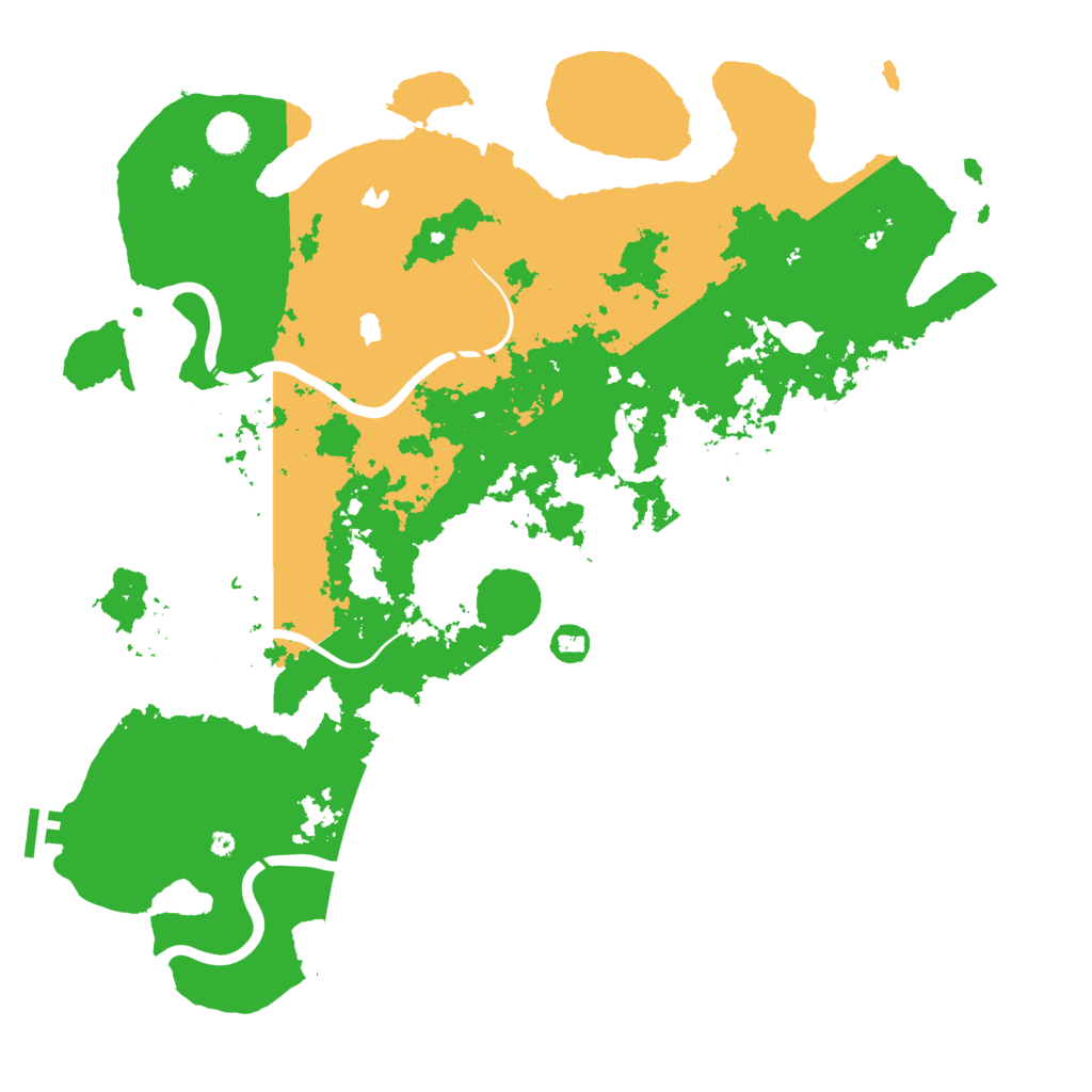 Biome Rust Map: Procedural Map, Size: 4500, Seed: 815540126