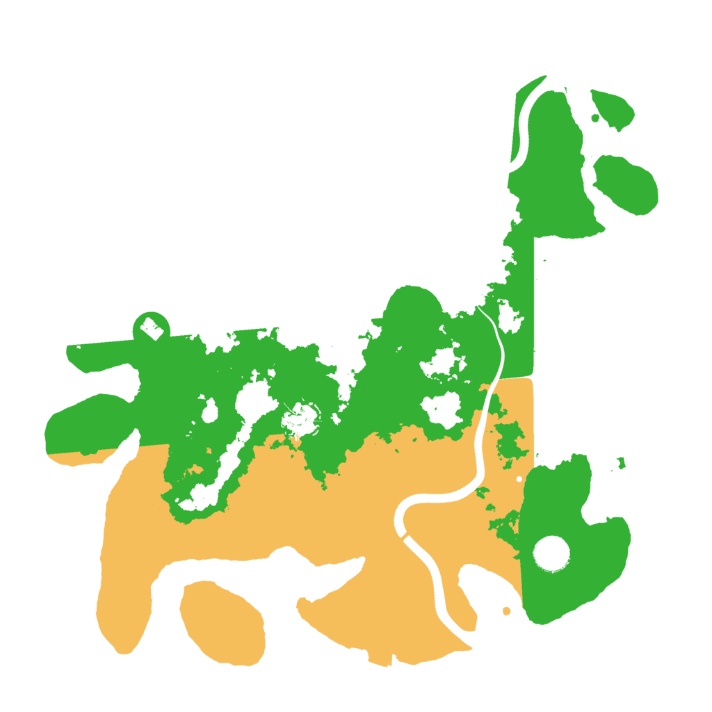 Biome Rust Map: Procedural Map, Size: 3500, Seed: 974128523
