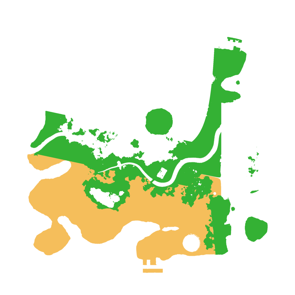 Biome Rust Map: Procedural Map, Size: 3000, Seed: 81782916