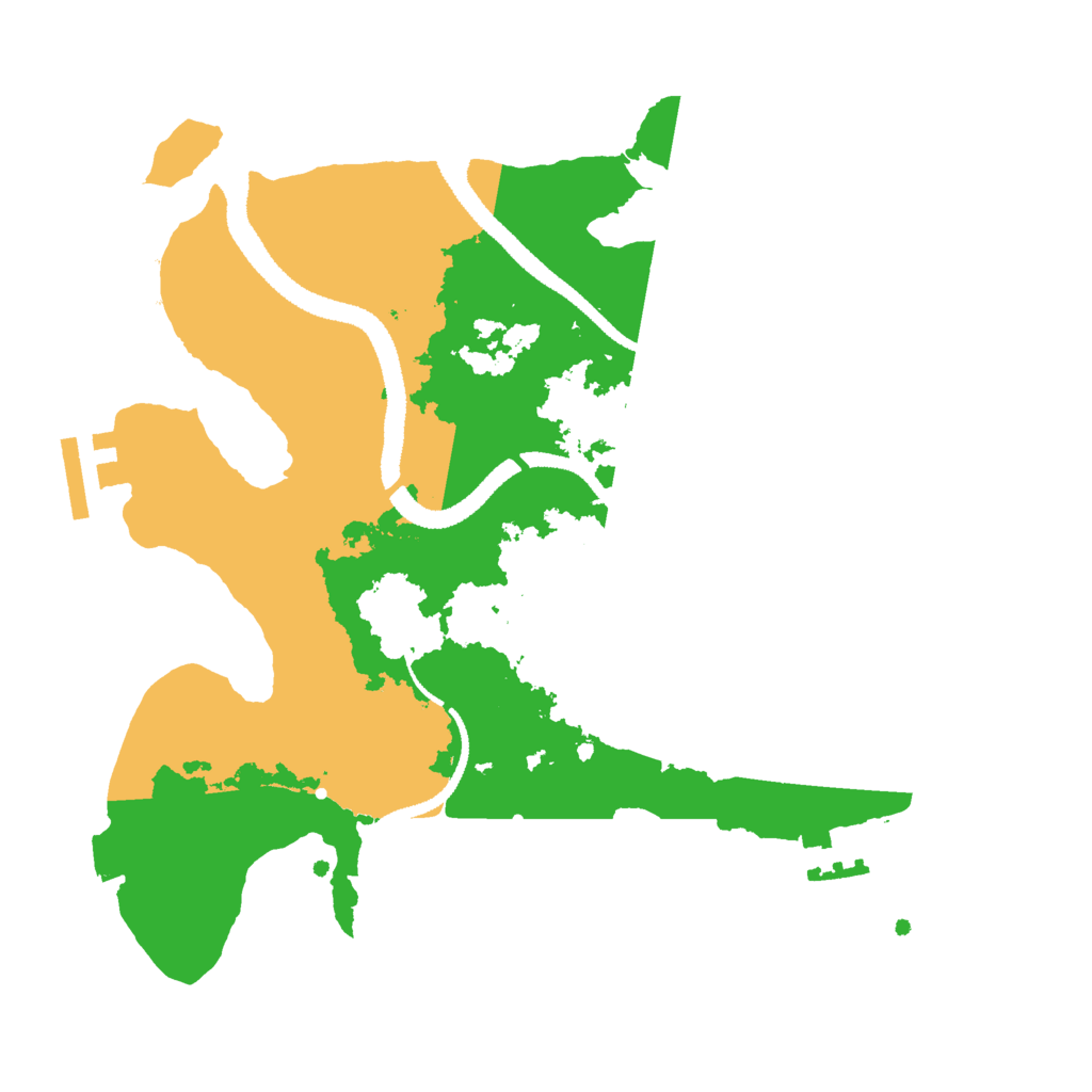 Biome Rust Map: Procedural Map, Size: 2700, Seed: 1055638296