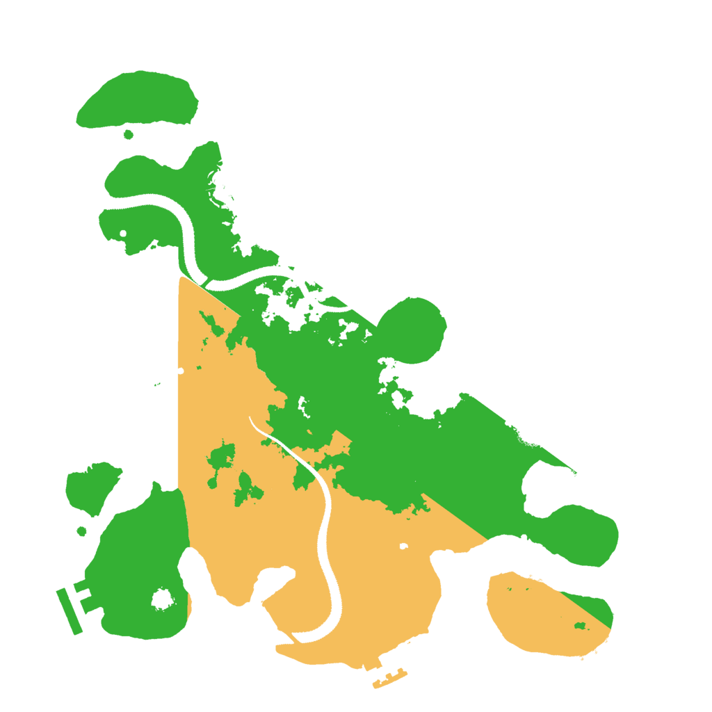 Biome Rust Map: Procedural Map, Size: 3000, Seed: 2126337381