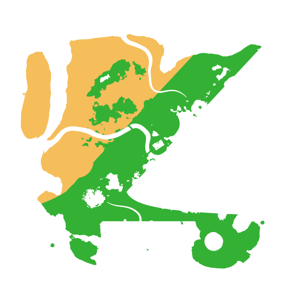 Biome Rust Map: Procedural Map, Size: 3000, Seed: 65629