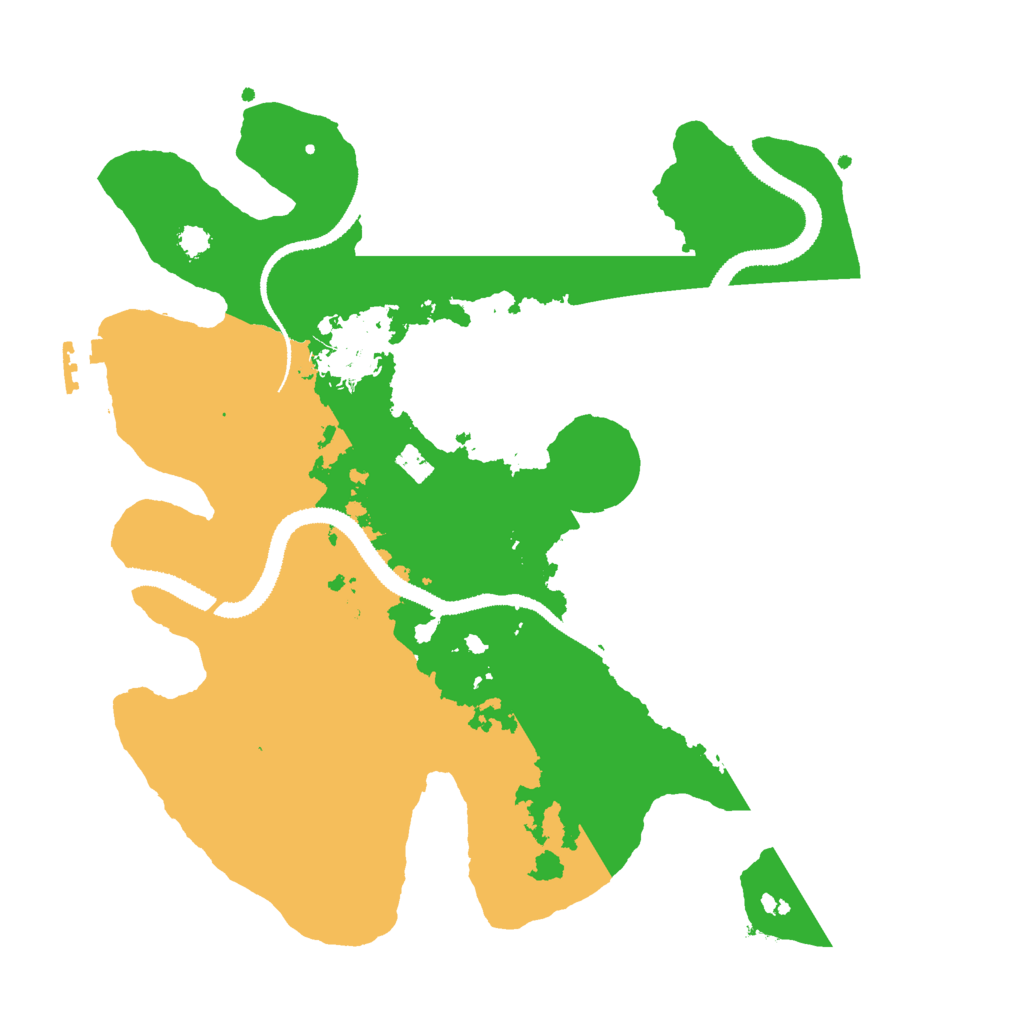 Biome Rust Map: Procedural Map, Size: 3000, Seed: 504235