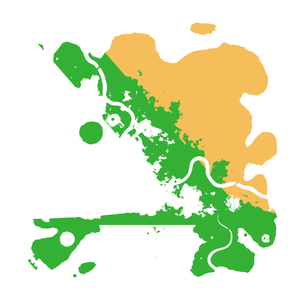 Biome Rust Map: Procedural Map, Size: 3600, Seed: 561312228