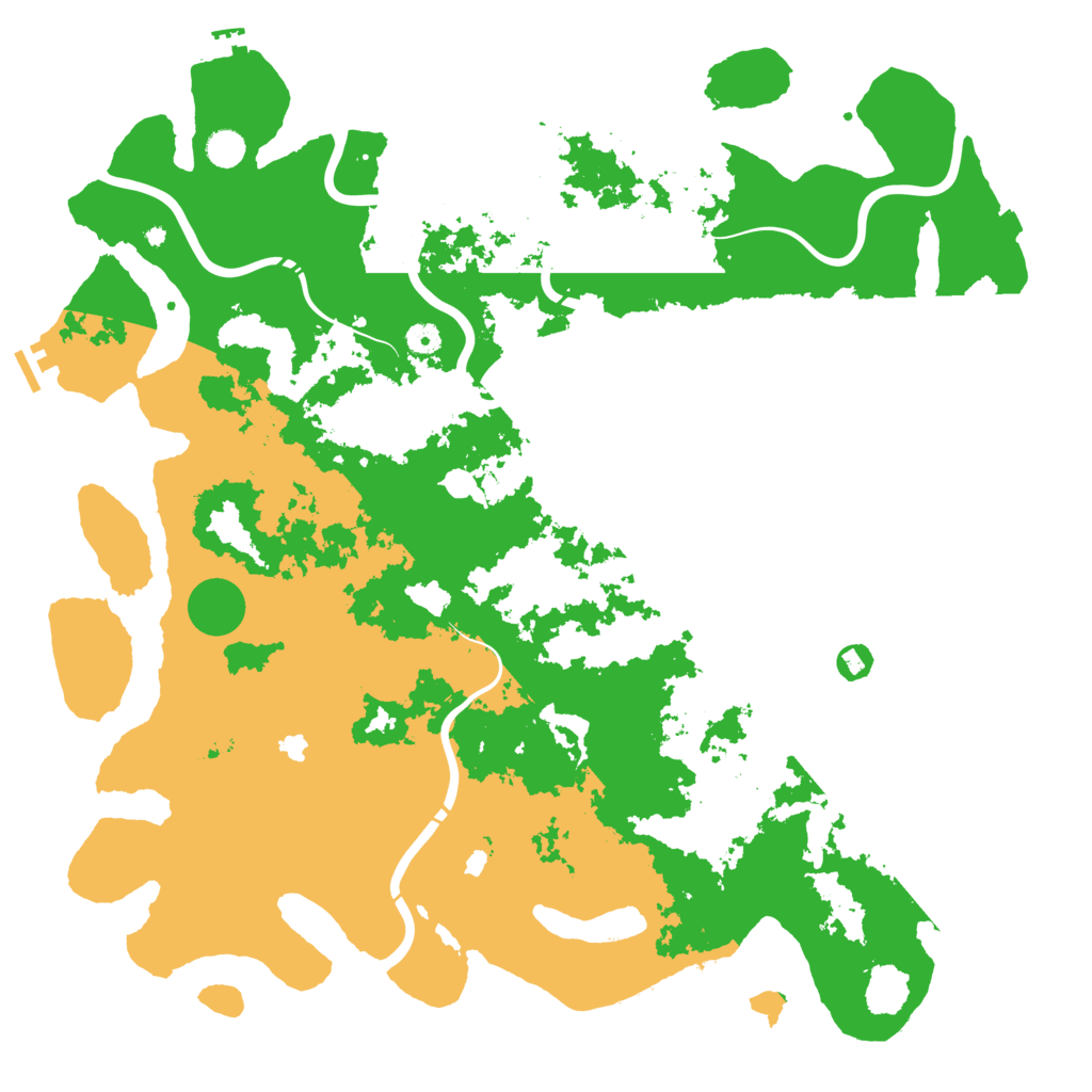 Biome Rust Map: Procedural Map, Size: 5000, Seed: 1143522873