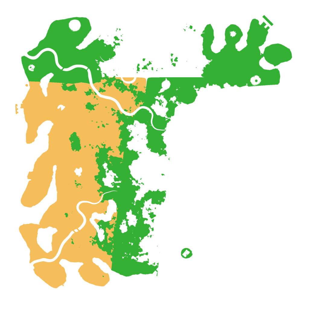 Biome Rust Map: Procedural Map, Size: 4750, Seed: 1901290548
